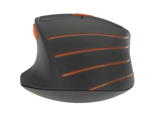 Мышь беспроводная A4 Fstyler FG30 серый/оранжевый оптическая (2000dpi) беспроводная USB (6but) (Быт)